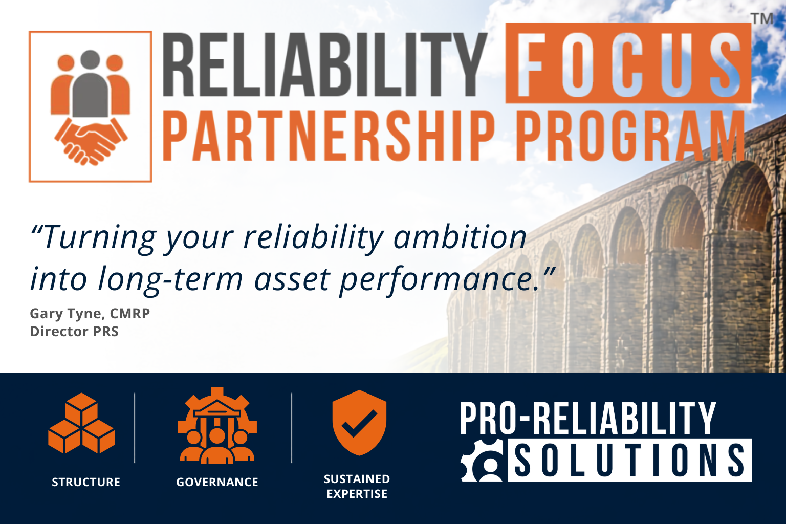 Reliability isn't a project. It's a partnership.
