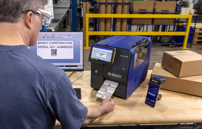New, no waste RFID label printer