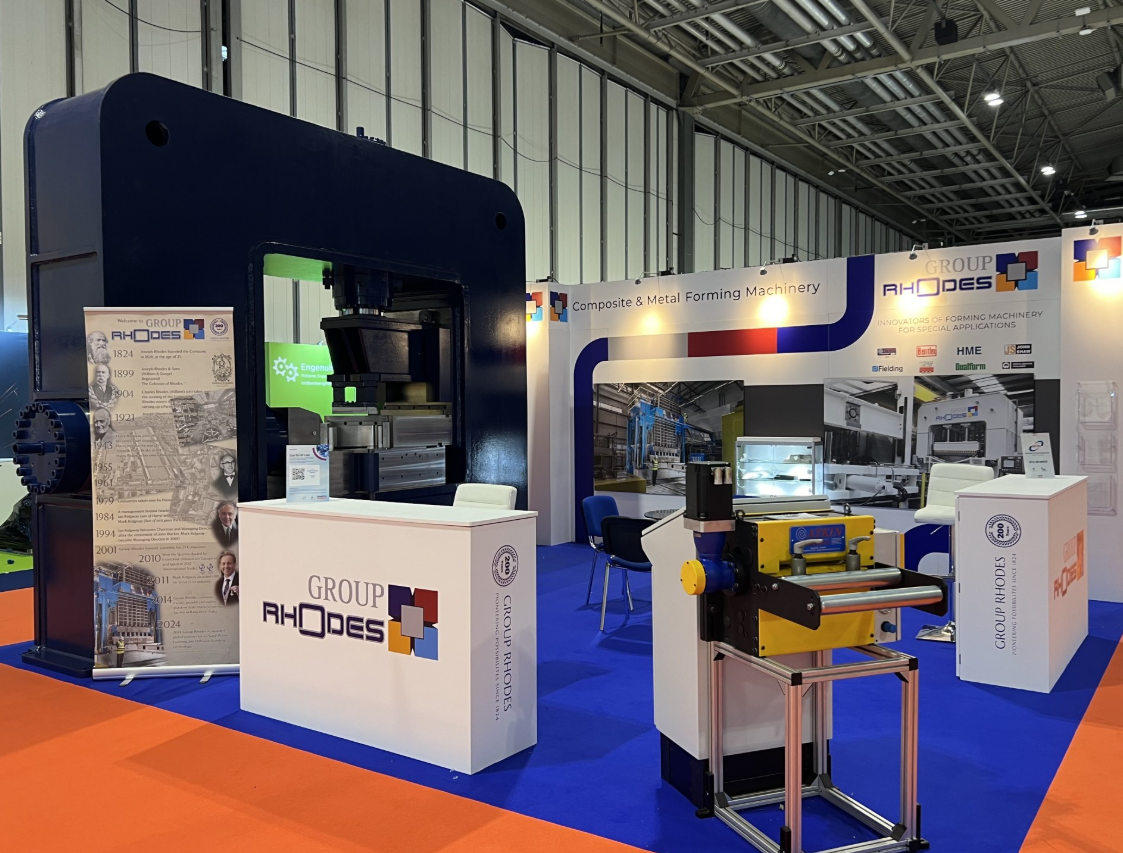 GROUP RHODES TO DEMONSTRATE FULL MANUFACTURING CAPABILITIES FOR COMPOSITE AND METALFORMING MACHINERY AT MACH 2026