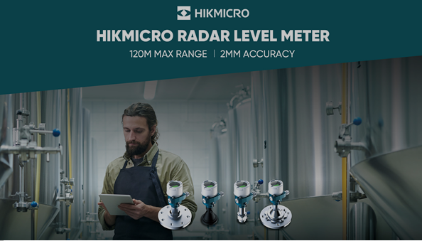 HIKMICRO Strengthens Instrumentation Push with LRG10 Series Radar Level Meter