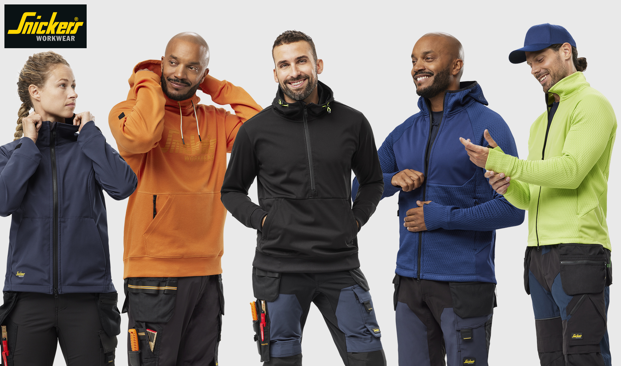 Snickers Workwear’s New Wind-Protective Jackets and Hoodies.
